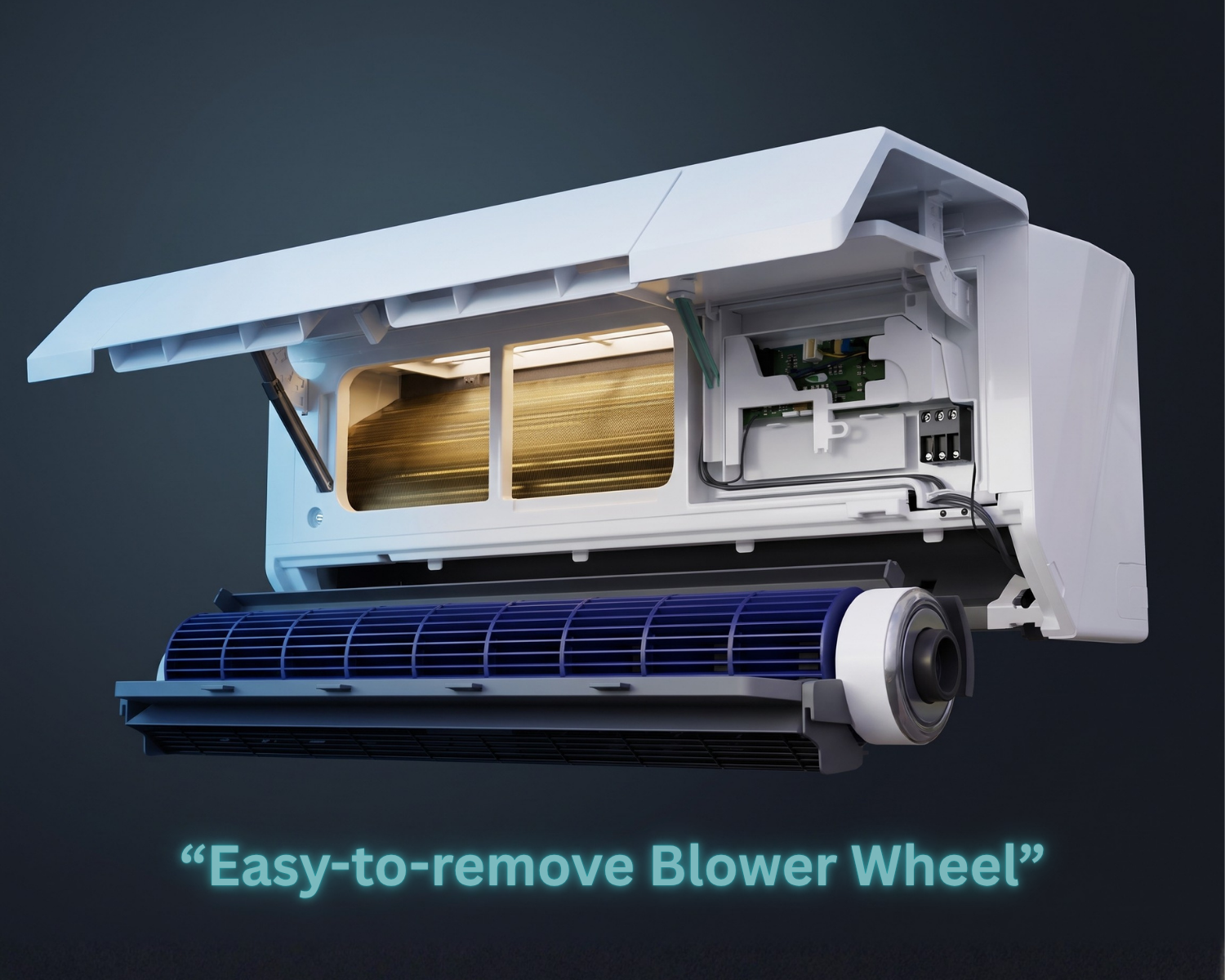Easy-to-remove blower wheel