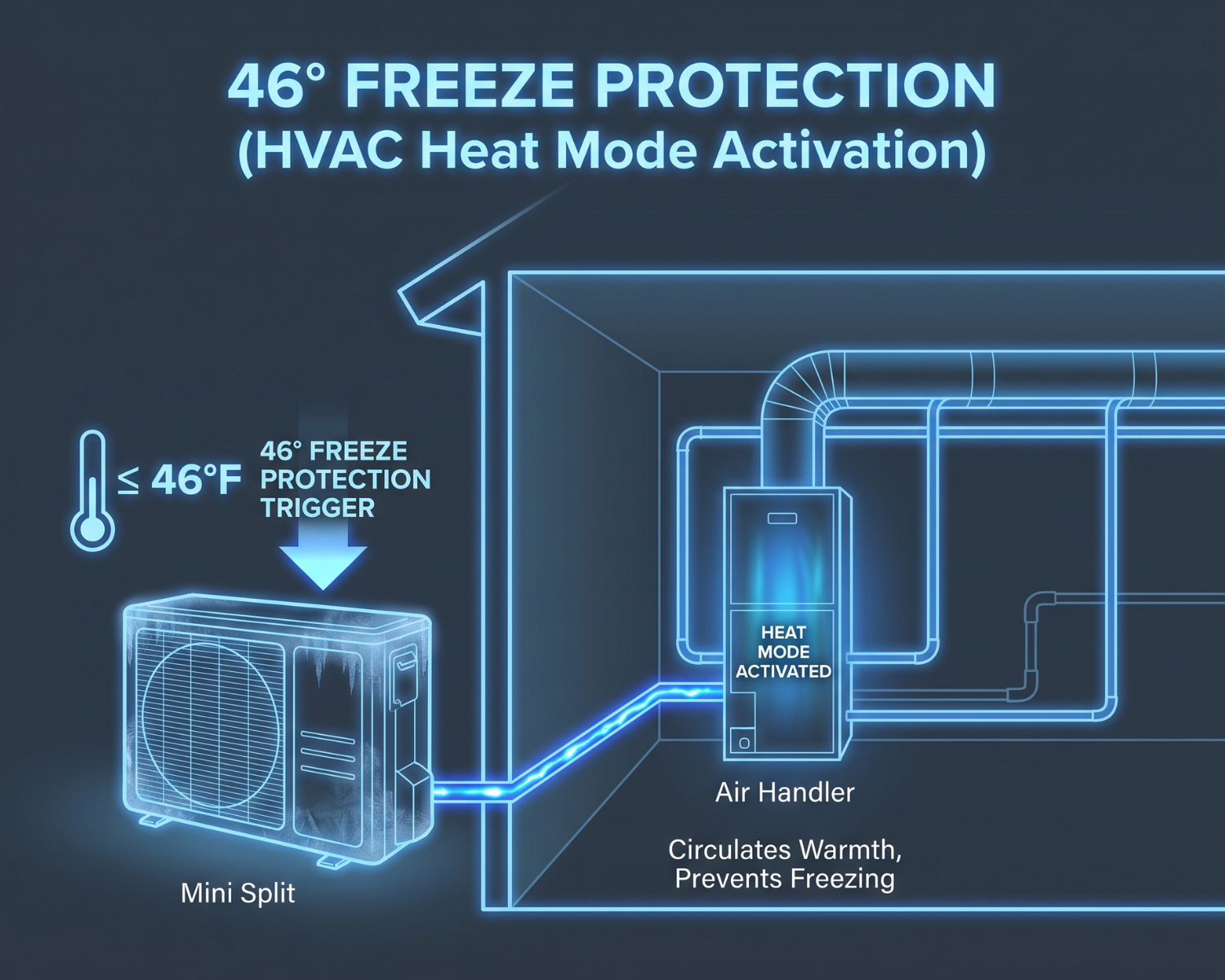 46° Freeze Protection.